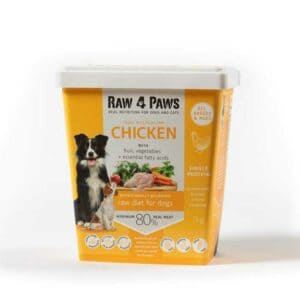 Raw4Paws Chicken Dog Food 1kg container